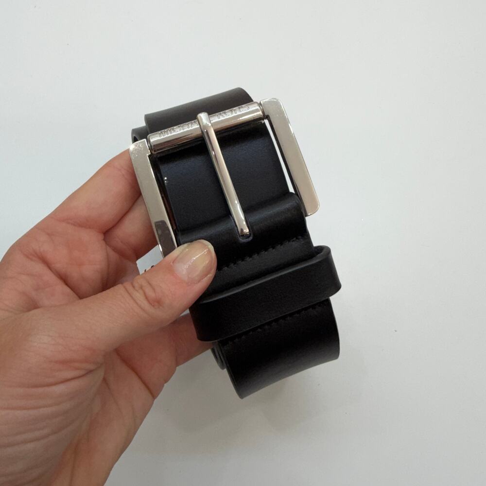 Michael Kors Black Leather Belt 2